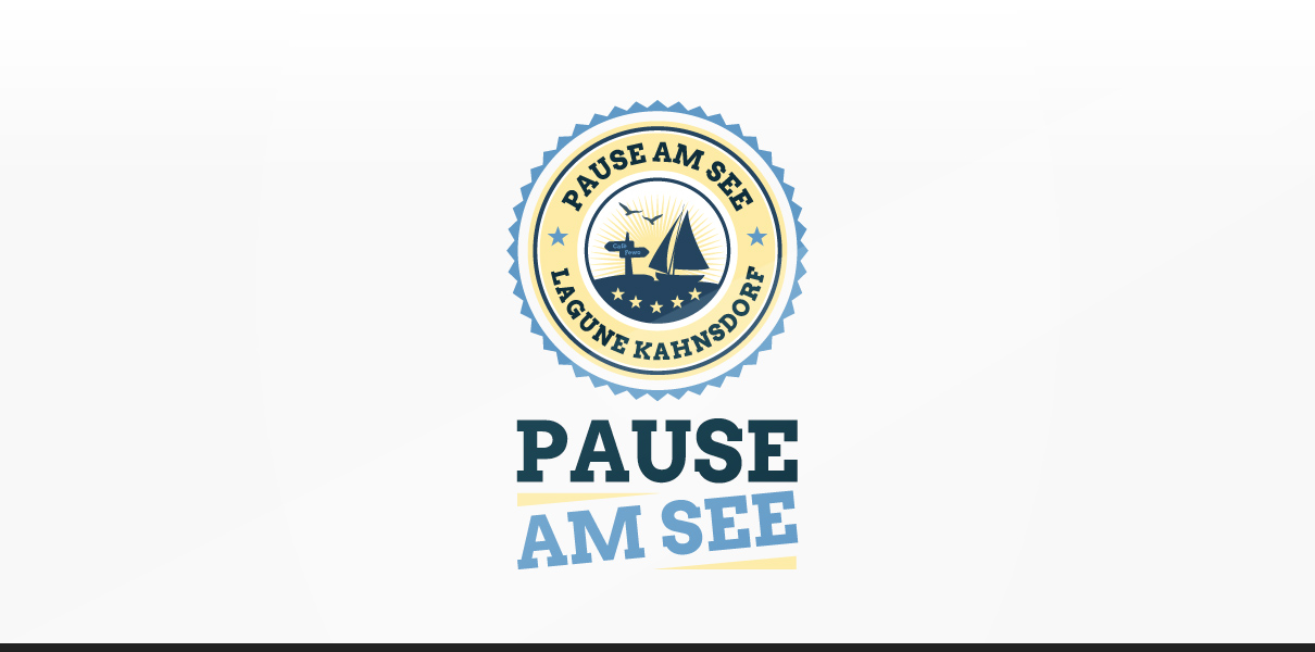 Statusglow Referenz "Pause am See" Logodesign