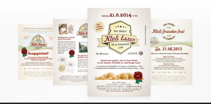 Referenz „Kloß Küche“ Corporate Design