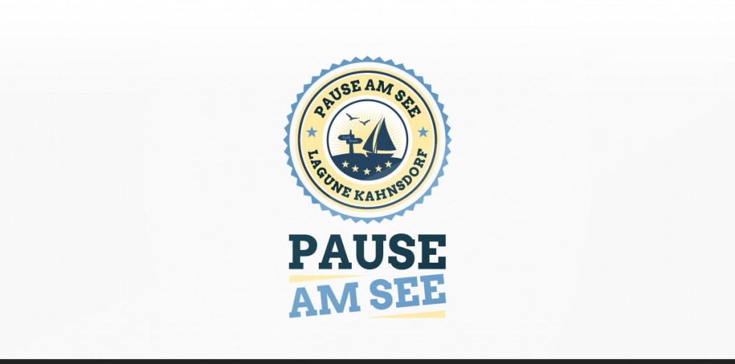 Statusglow Referenz "Pause am See" Logodesign